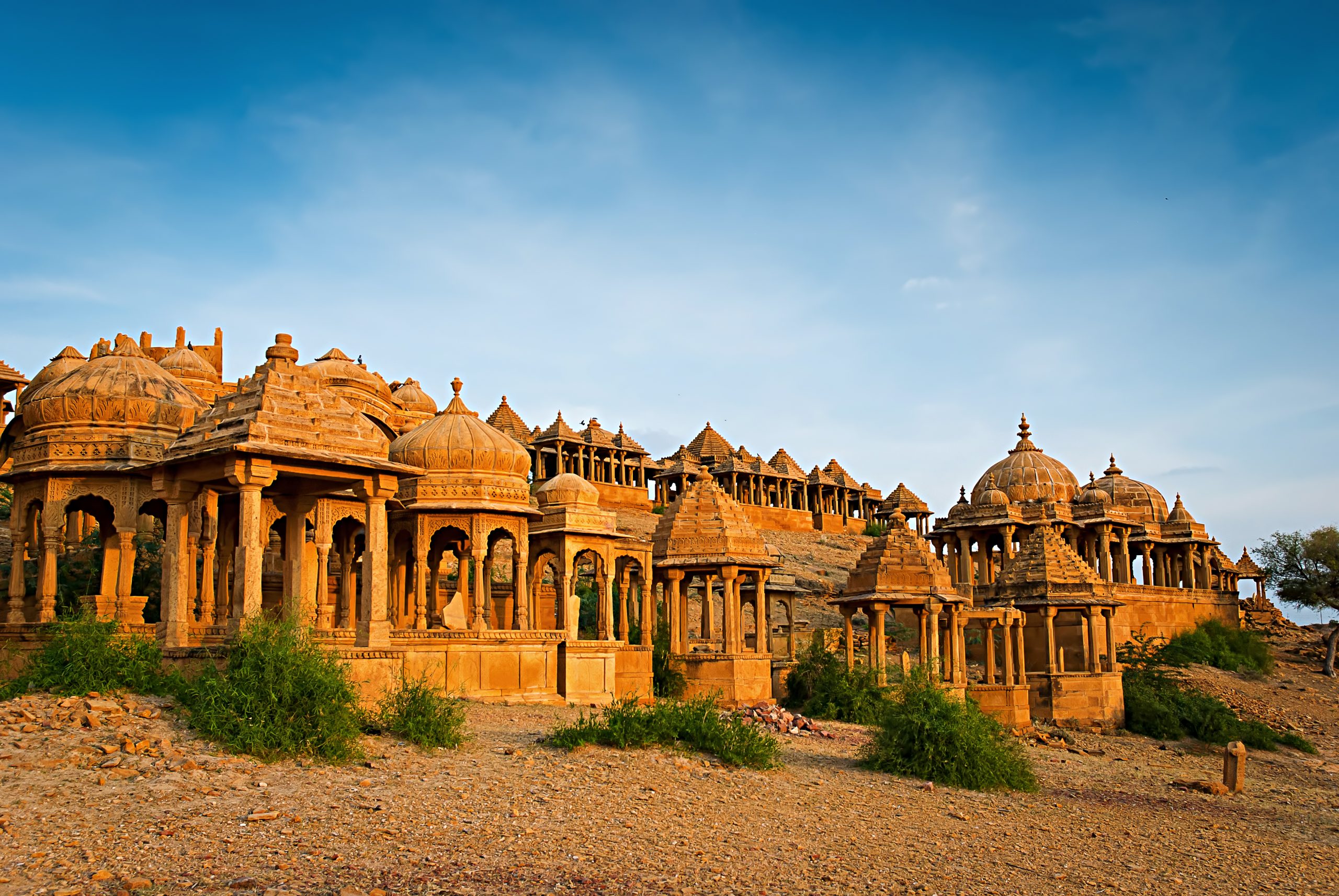 Royal Cenotaphs Jaisalmer (1)